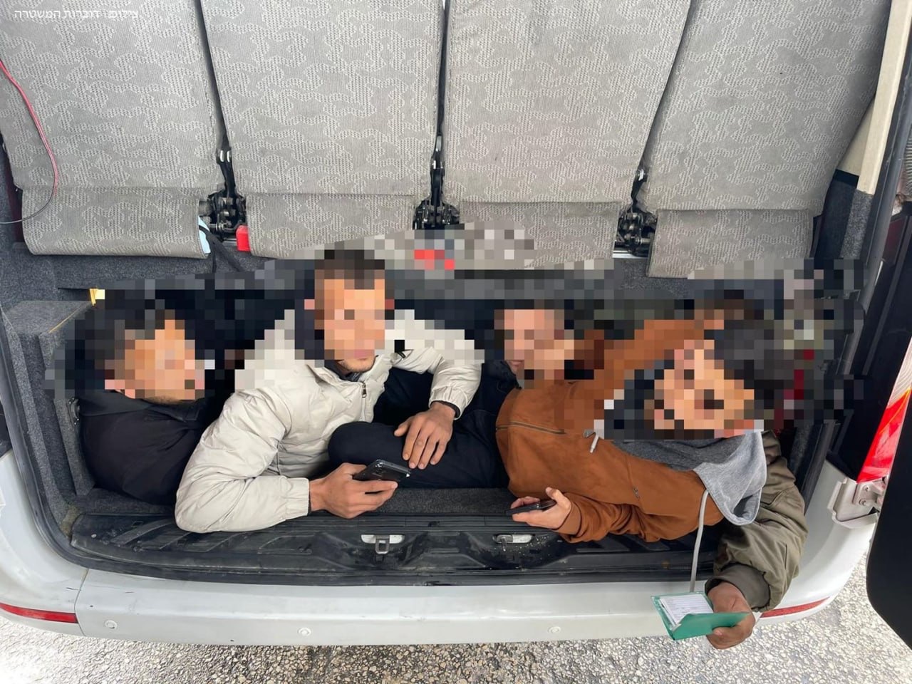 נתפסו 5 שוהים בלתי חוקיים תושבי חברון שניסו להיכנס לירושלים בתא מטען של רכב