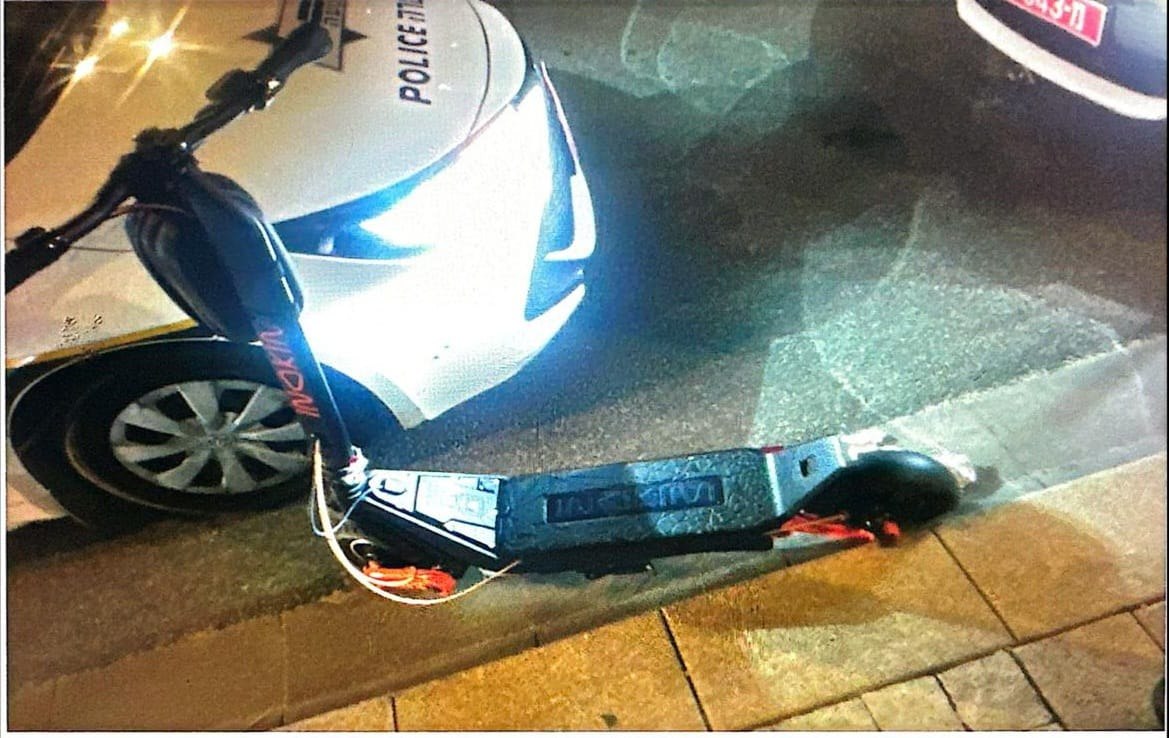 רוכב קורקינט נעצר לאחר שרכב תחת השפעת אלכוהול ברמה של פי 15 מעל המותר