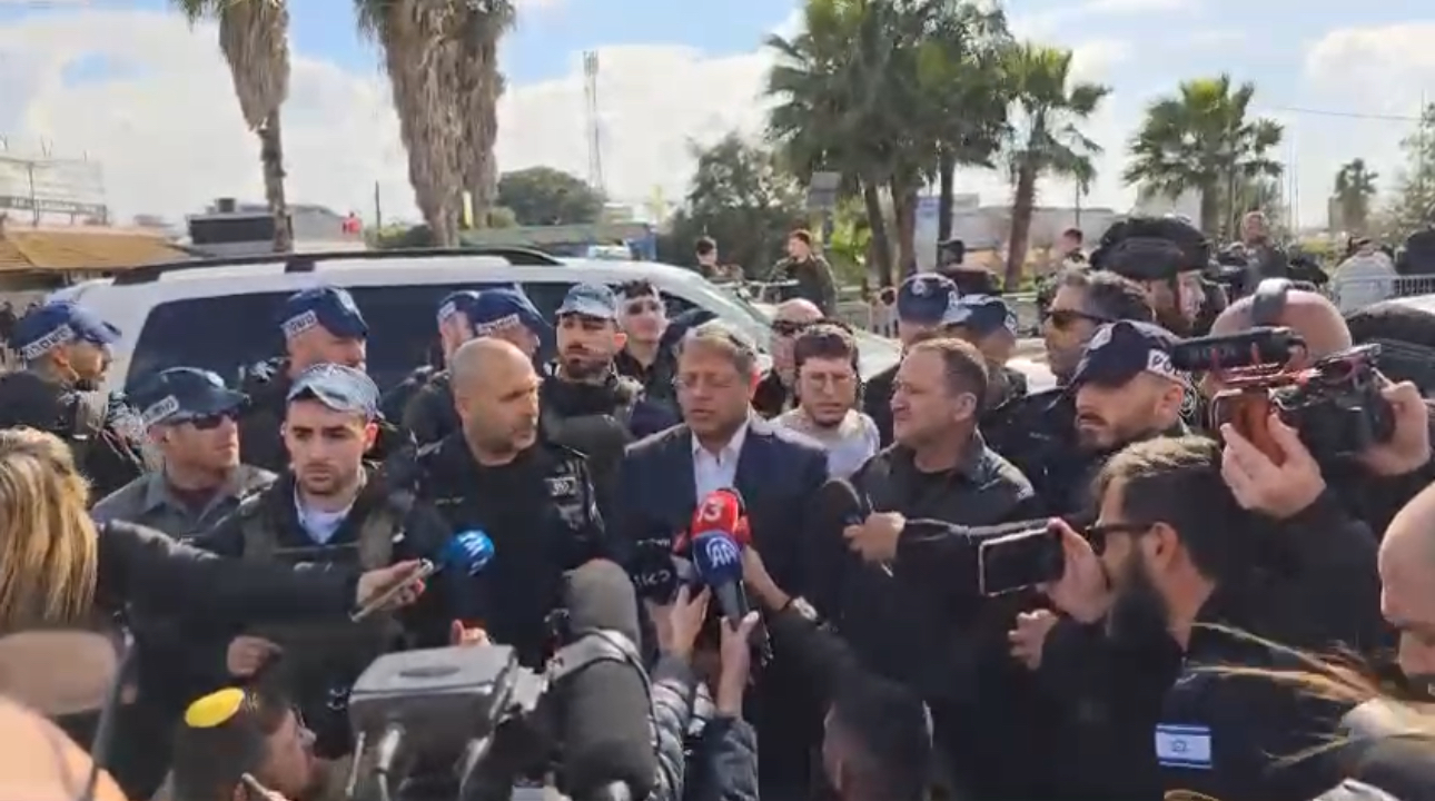 בן גביר בזירת הפיגוע: "נשק מציל חיים – אגדיל את האפשרות להתחמש"