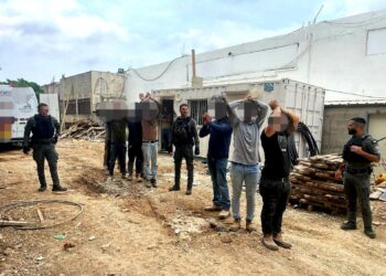 מכת השב״חים: תשעה ערבים נתפסו בצפון בתוך אתר בנייה