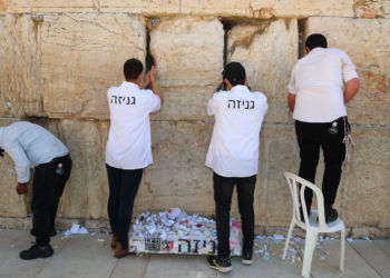 ניקיון פסח בכותל: רבבות הפתקים שהוטמנו – הועברו לגניזה